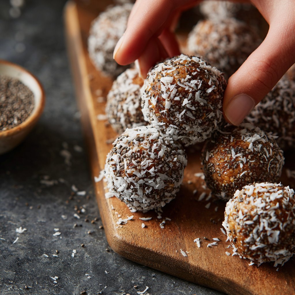 Protein Balls with Almond Milk