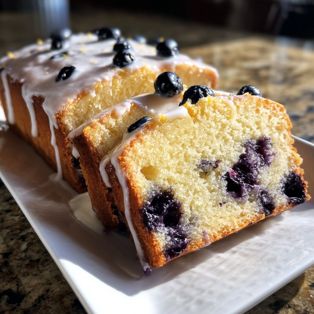 Blueberry Lemon Pound Cake