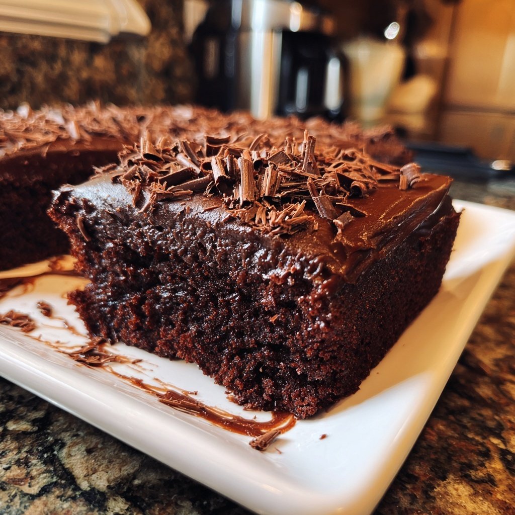 Chocolate Sheet Cake With Frosting