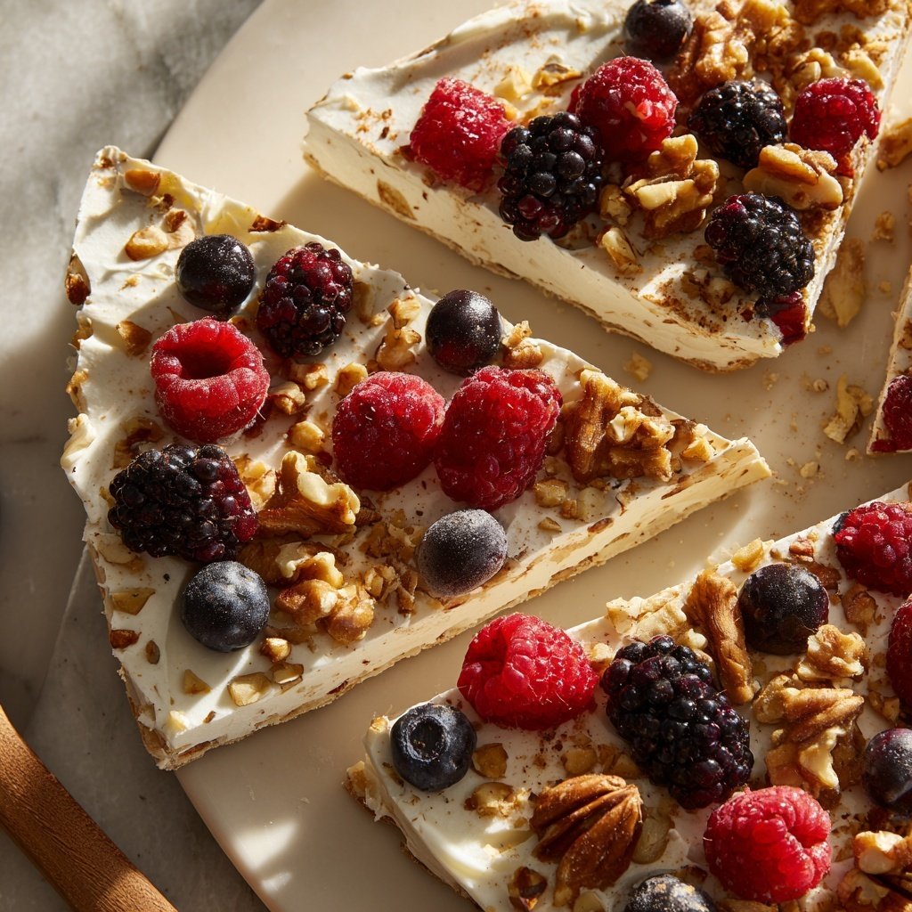 Healthy Snack Greek Yogurt Bark