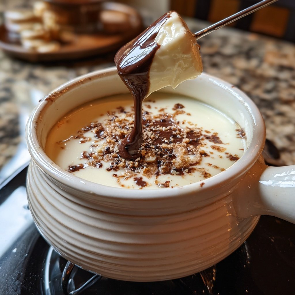 Fondue with White Chocolate